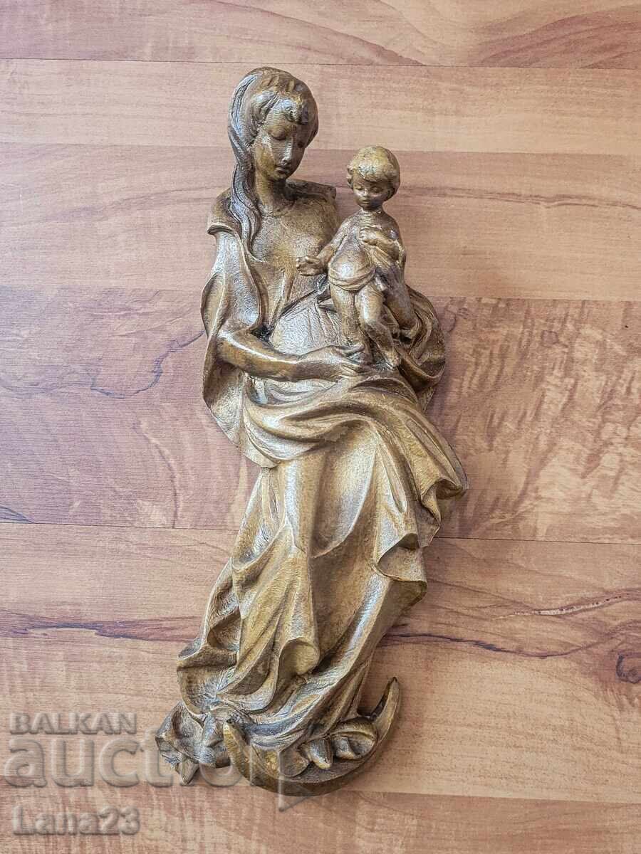 Vintage wood carving