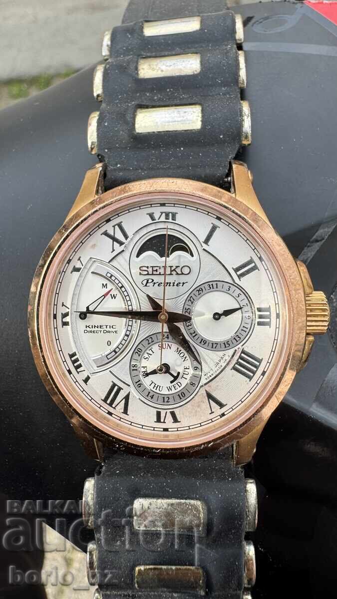 Seiko Premier KINETIC Direct Drive Japan Seiko σε λειτουργία με τιμή € 205.00 | 400.95 BGN