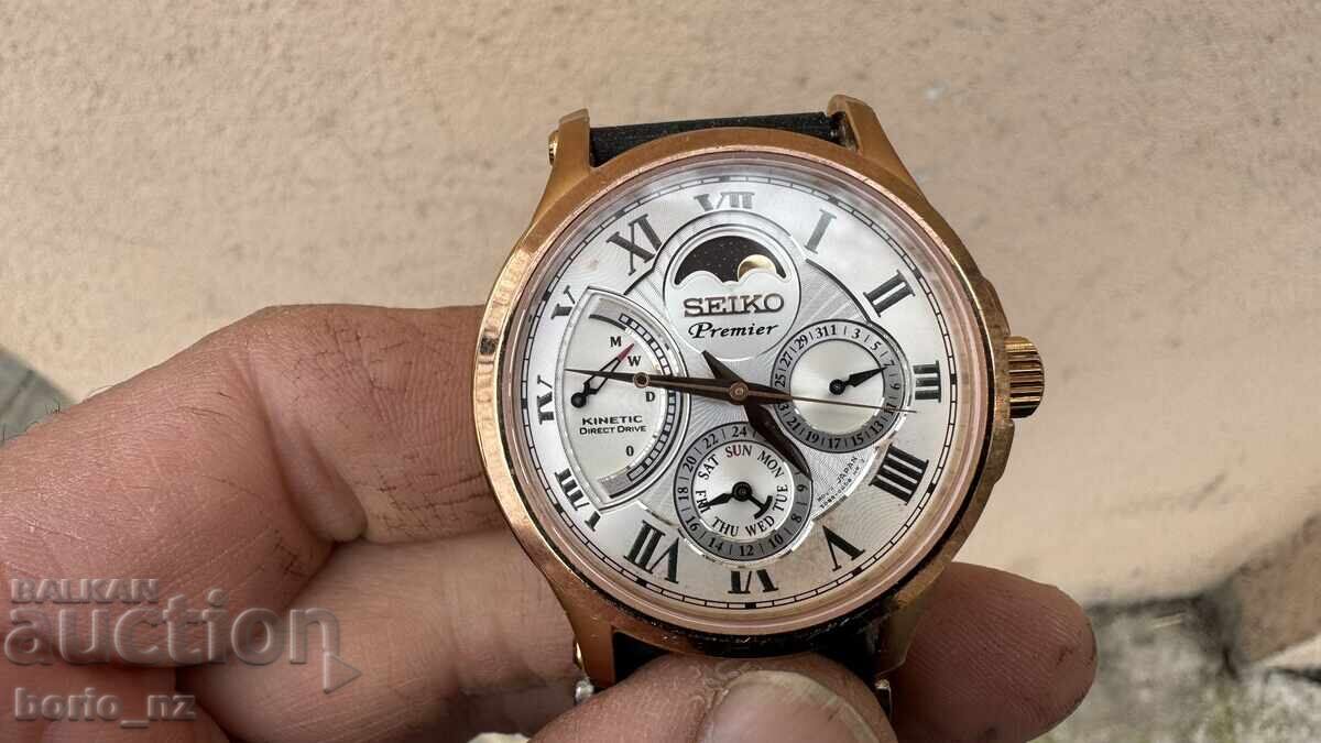 Seiko Premier KINETIC Direct Drive Japan Seiko σε λειτουργία - 10