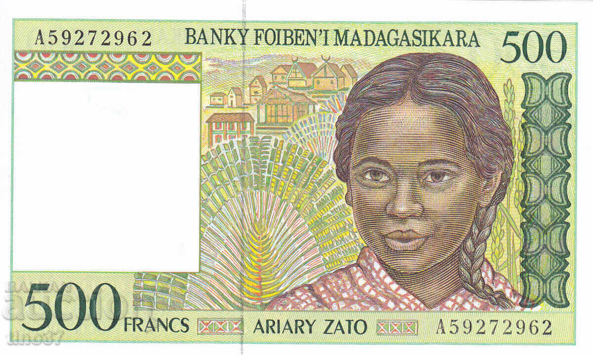 tino37 - MADAGASCAR - 500 FRANCS - 1995 - UNC with price € 3.50 | 6.85 BGN