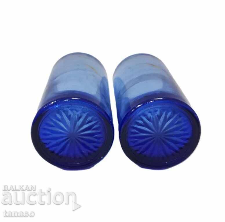 Pahare sovietice din sticlă albastru cobalt 2 buc, 200 ml (4.2) - 7