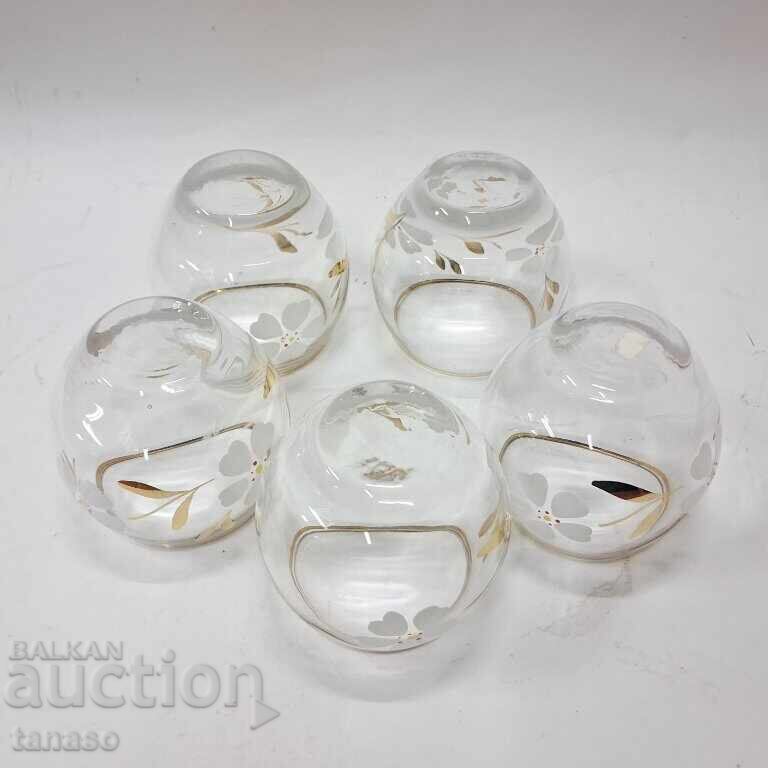 Licitație Pahare din sticlă Roly Poly din anii '60 (6,5)