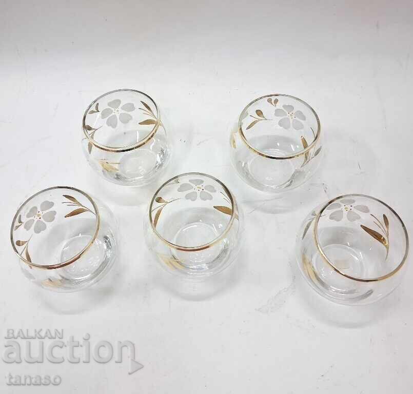 Livrarea Pahare din sticlă Roly Poly din anii '60 (6,5)