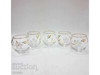 Pahare din sticlă Roly Poly din anii '60 (6,5)