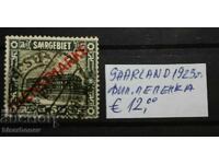 Germania, Saarland, urme de șarnieră filatelică