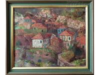 Tablou, "Peisaj", pictor Hinko Hinkov, 1991