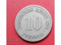 Γερμανία-10 πφένιγκ 1875 Α-Βερολίνο