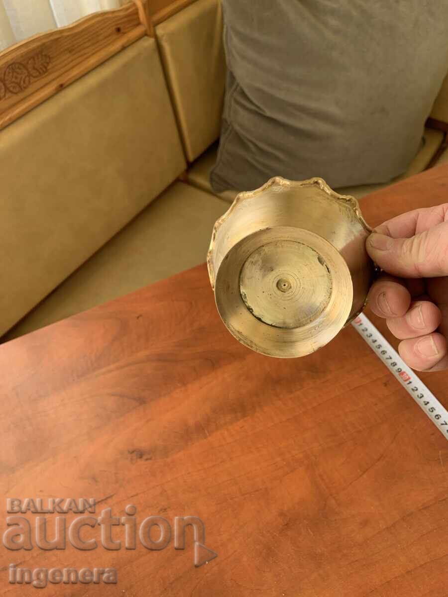 BOL VAS NUCI BOMBONIERĂ BRONZ - 182 GRAME - 6 BOL VAS NUCI BOMBONIERĂ BRONZ - 182 GRAME - 6