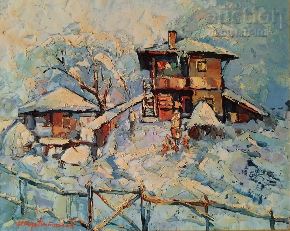 Tablou "Peisaj de iarnă", pictor Yavor Vitanov cu preț € 750.00 | 1466.87 BGN