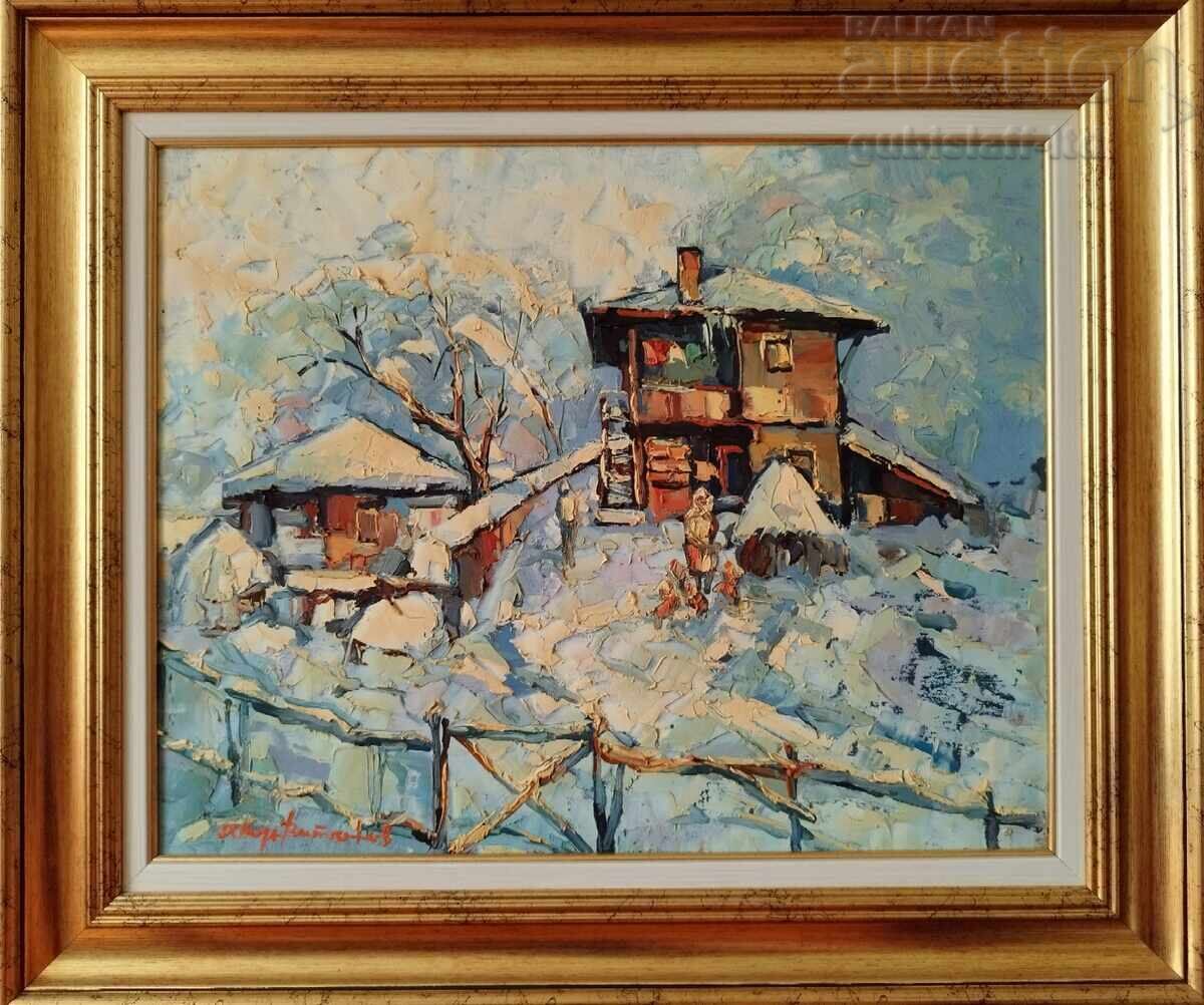 Tablou "Peisaj de iarnă", pictor Yavor Vitanov