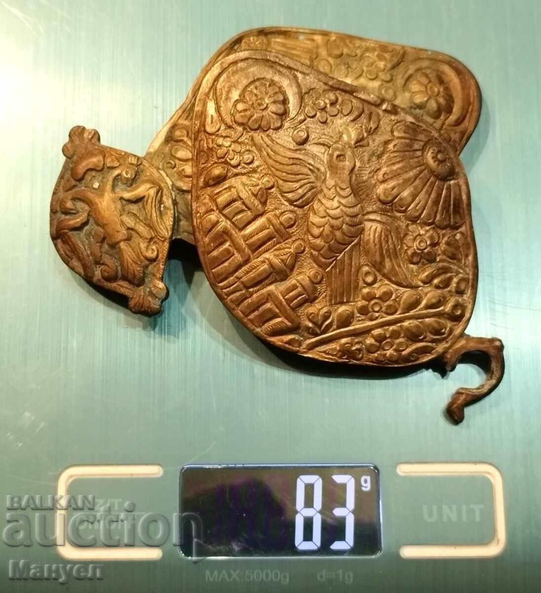 Възрожденска сребърна пафта, сачан, накит, сребро - 5 Възрожденска сребърна пафта, сачан, накит, сребро - 5