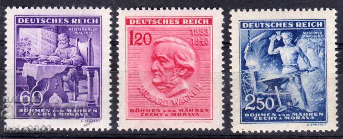 Германия/Райх-1943-окуп.на Бохемия-изд.Зимна помощ,серия,MNH