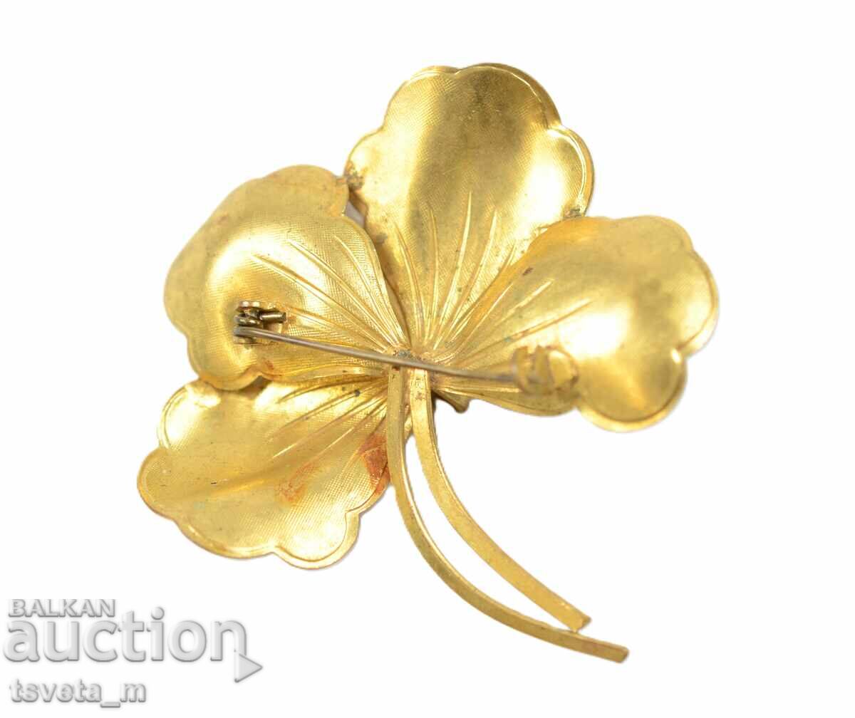 Broscă veche trifoi cu patru foi cu preț € 3.00 | 5.87 BGN