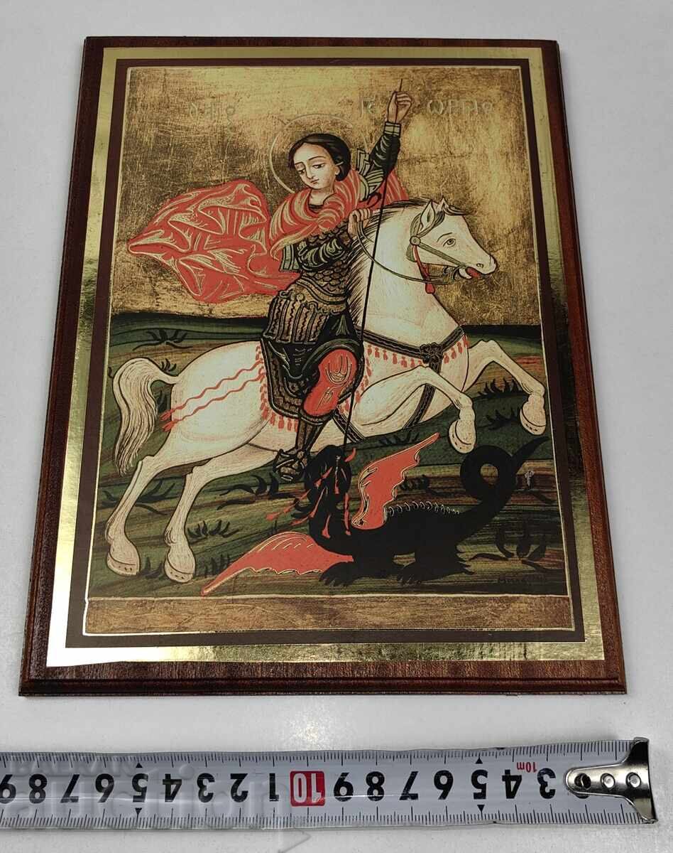 ICOANĂ SF. GHEORGHE SFÂNTUL GHEORGHE cu preț € 6.00 | 11.73 BGN ICOANĂ SF. GHEORGHE SFÂNTUL GHEORGHE cu preț € 6.00 | 11.73 BGN