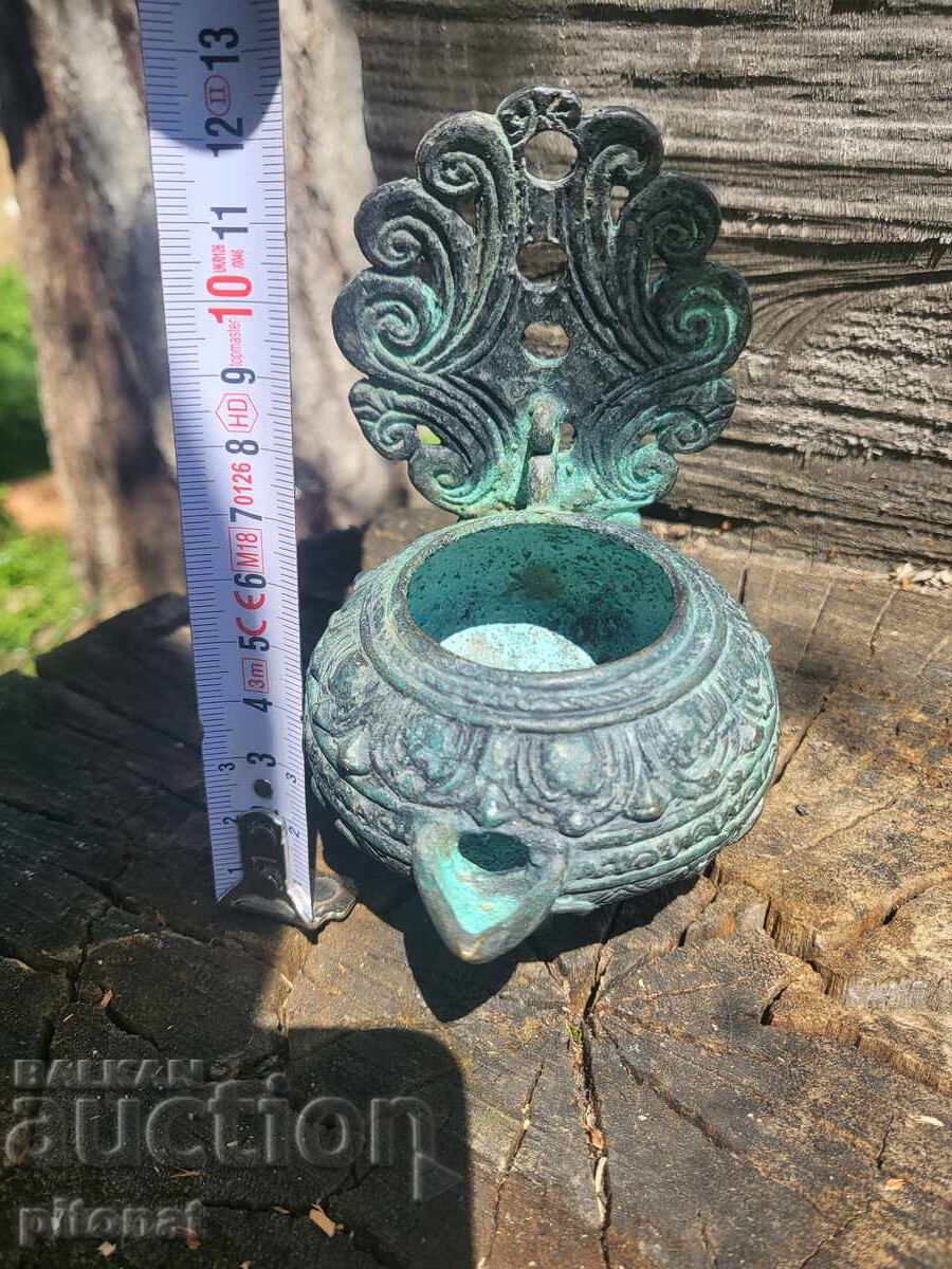 Автентична бронзова кадилница Древен Китай - 5