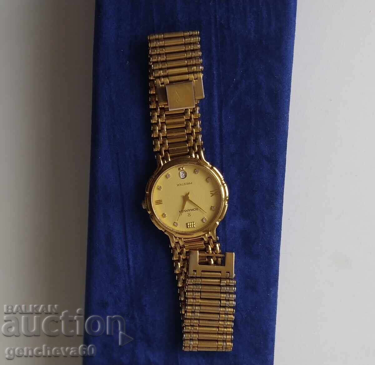 Women's Swiss Romanson watch - gold-plated - 6