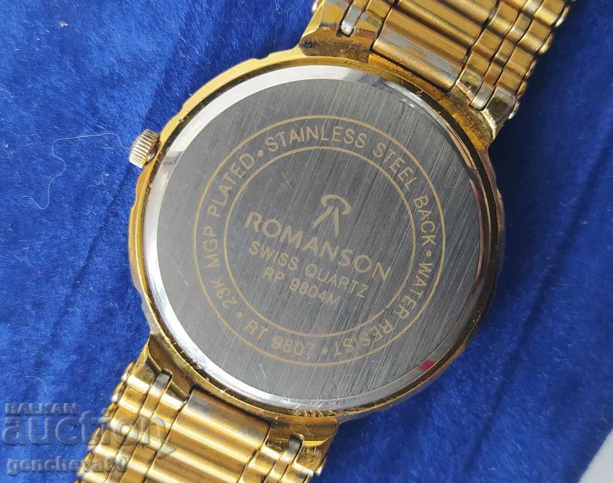 Women's Swiss Romanson watch - gold-plated - 7