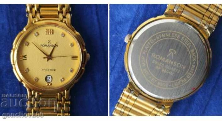 Women's Swiss Romanson watch - gold-plated