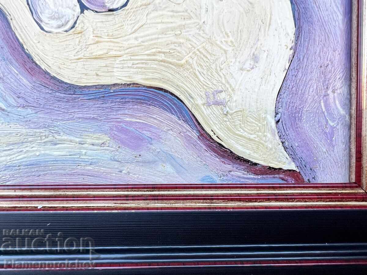 Auction  UNIQUE PAINTING TSVYATKO TSVETKOV CHERVEN BRYAG SIGNED