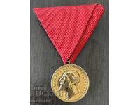 6403 Regatul Bulgariei medalie Pentru Merit Țarul Ferdinand aurită