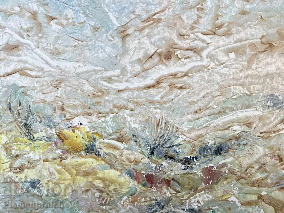 Licitație TABLOU UNICAT ÎN ULEI SEMNAT ȘI DATAT