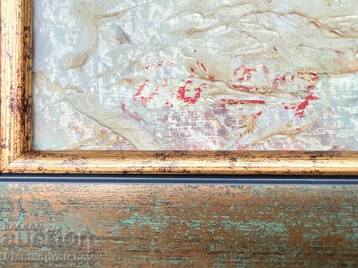 TABLOU UNICAT ÎN ULEI SEMNAT ȘI DATAT - 5