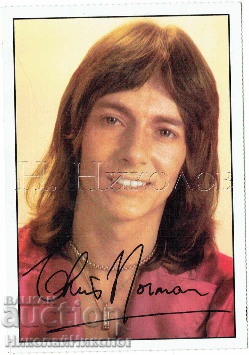 CARTONAȘ VECHI DIN REVISTA BRAVO CHRIS NORMAN J526