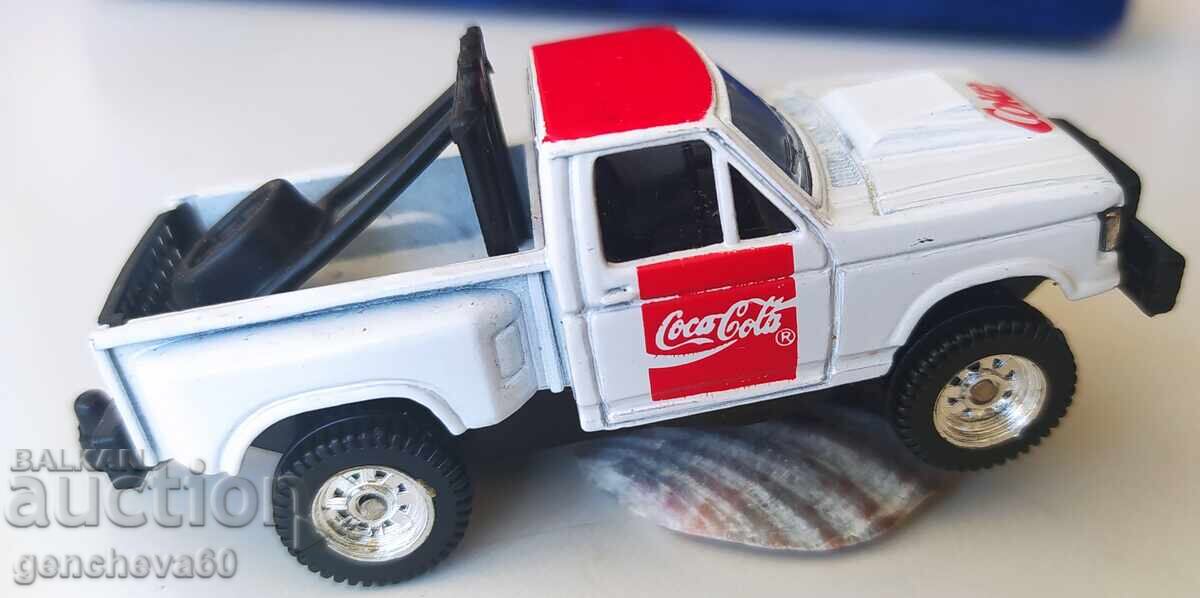 1988 Pickup truck with Coca-Cola advertisement