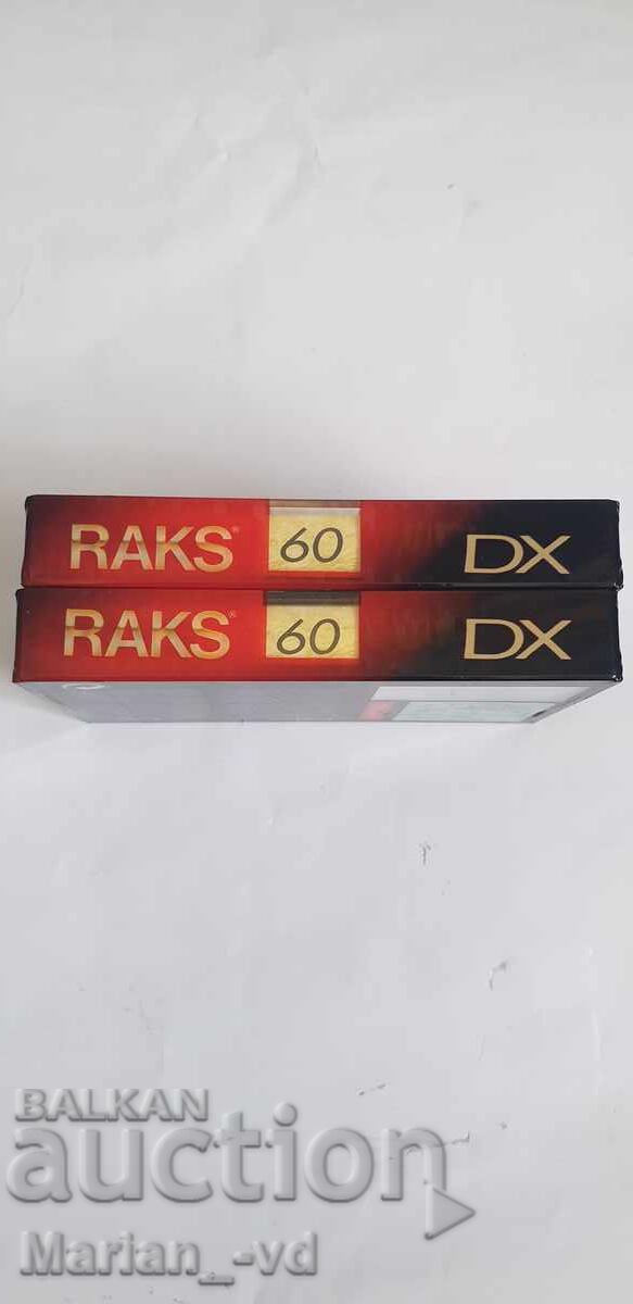 Delivery of RAKS DX 60 cassettes new, set of 2 pieces