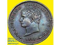 Napoleon 1 Soldo 1813 Italy bronze