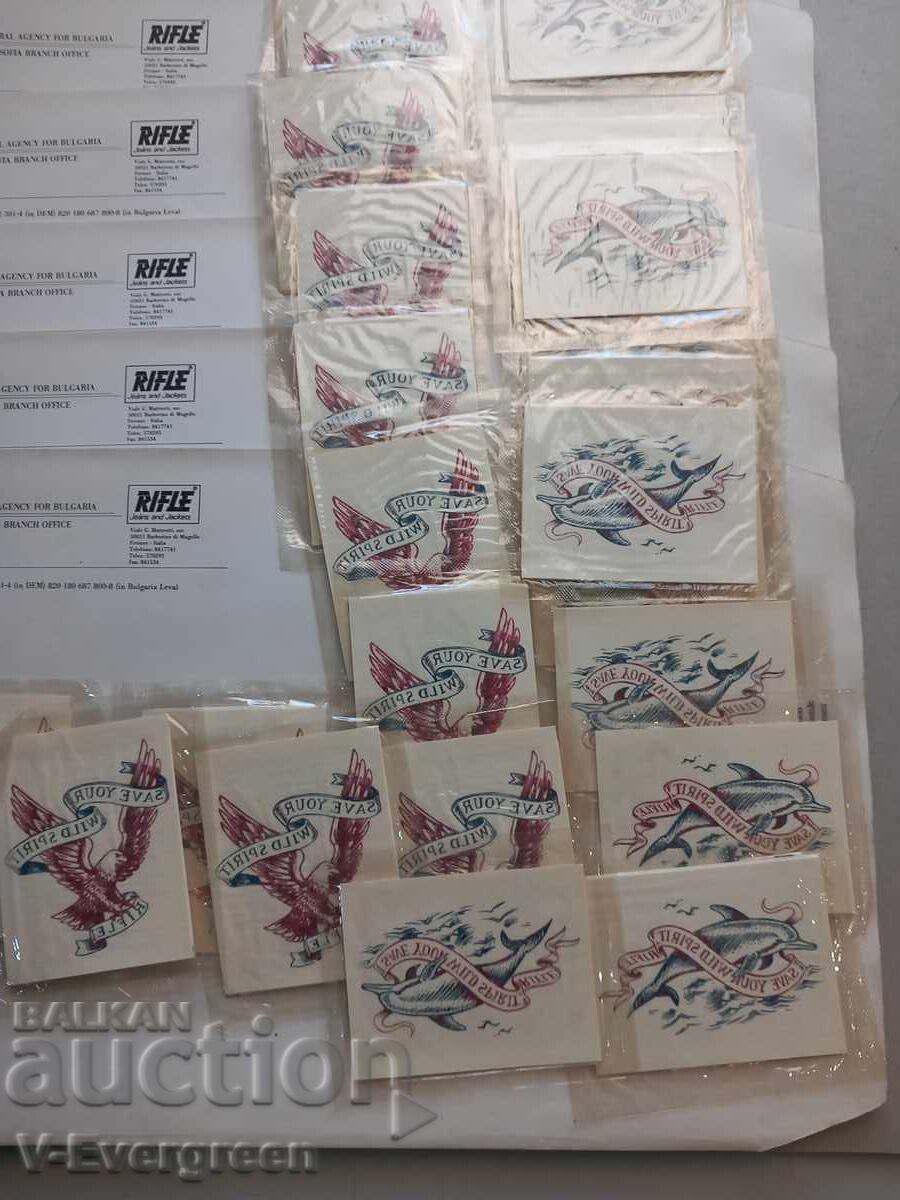 Licitație Lot de abțibilduri RIFLE, anii '90