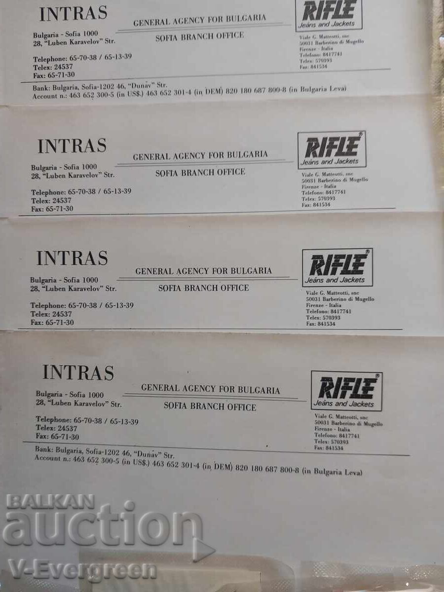 Livrarea Lot de abțibilduri RIFLE, anii '90