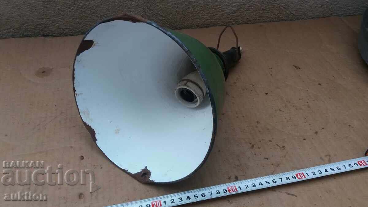SOCIALIST INDUSTRIAL LAMP - VINTAGE ENAMEL with price € 4.99 | 9.76 BGN