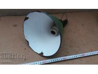 SOCIALIST INDUSTRIAL LAMP - VINTAGE ENAMEL