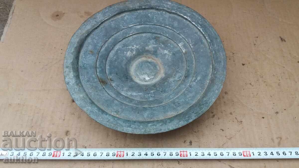 Auction  OLD COPPER BOWL, TRAY