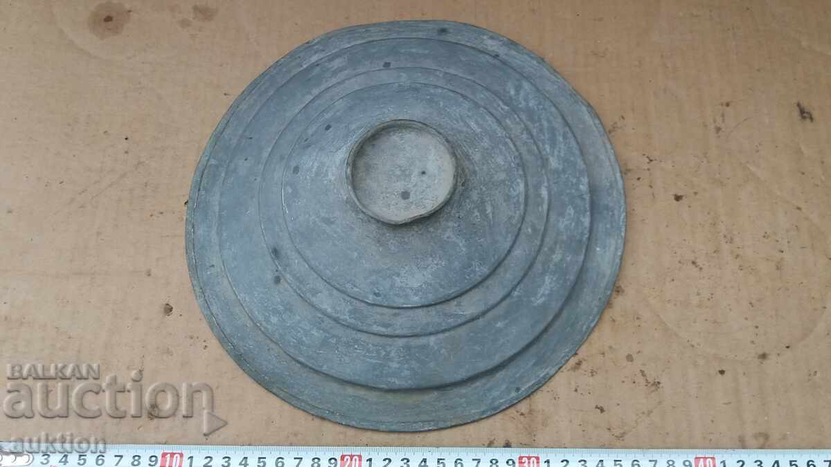 OLD COPPER BOWL, TRAY - 7