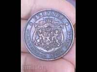 Principatul Bulgariei 10 cenți 1881 Alexander Battenberg