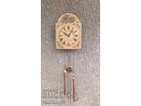 Стенен часовник с тежести - Schatz - Made in Germany -1970"г