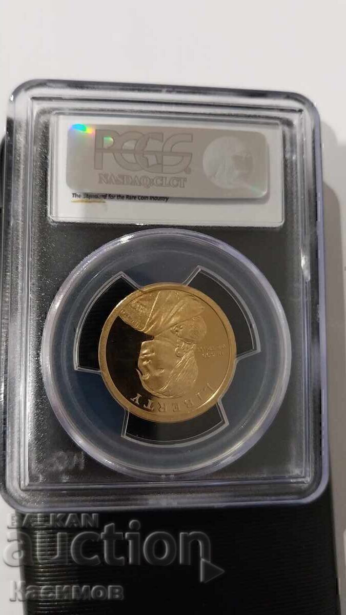 Доставка на Юбилейна Сертифицирана монета 1 Долар 2013 г. PGCS  PR69 DCA