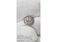 Monedă de argint de colecție 1/4 real Guatemala - 1897
