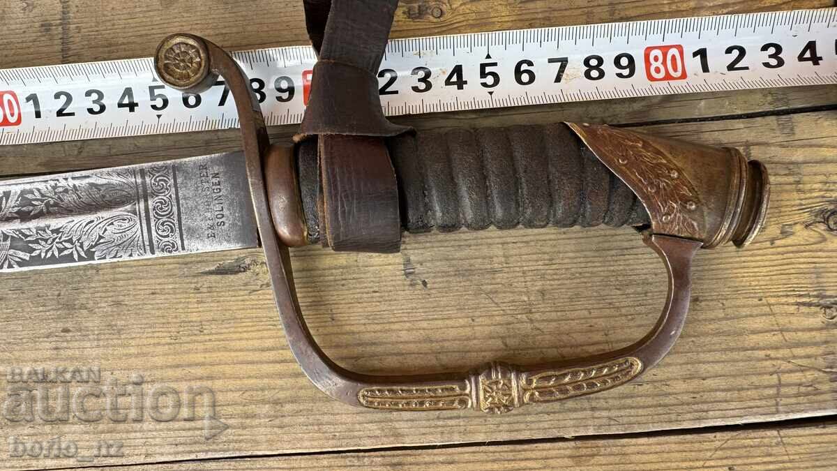 Saber - Officer's Shashka 1884 Ferdinand Tsarist Russia - 12