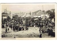 1940 CARTE POȘTALĂ VECHE MACEDONIA KUMANOVO PIAȚĂ PASKOV J533