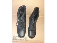 Vintage military combat boots, BNA (Bulgarian People's Army), PRB (People's Republic of Bulgaria). LIKE NEW