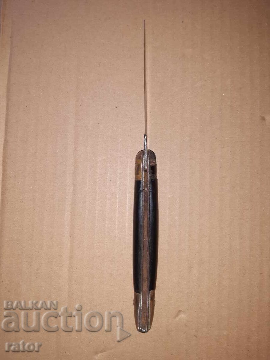 Cuțit vechi bulgăresc, briceag, cuțitaș PICIORUȘ DE DAMĂ - 7