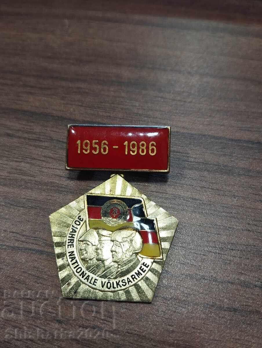 30 de ani de la înființarea armatei RDG (1956-1986)