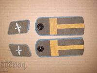 Στρατιωτικές επωμίδες και επωμίδες γιακά της σοσιαλιστικής εποχής - αρχικελευστής Πολεμικής Αεροπορίας, ΛΣΔ, ΛΔΒ