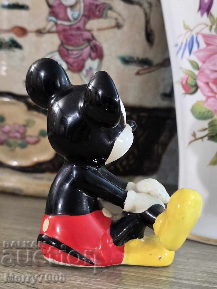 Auction  Collectible Mickey Mouse figure, with "Walt Disney" stamp