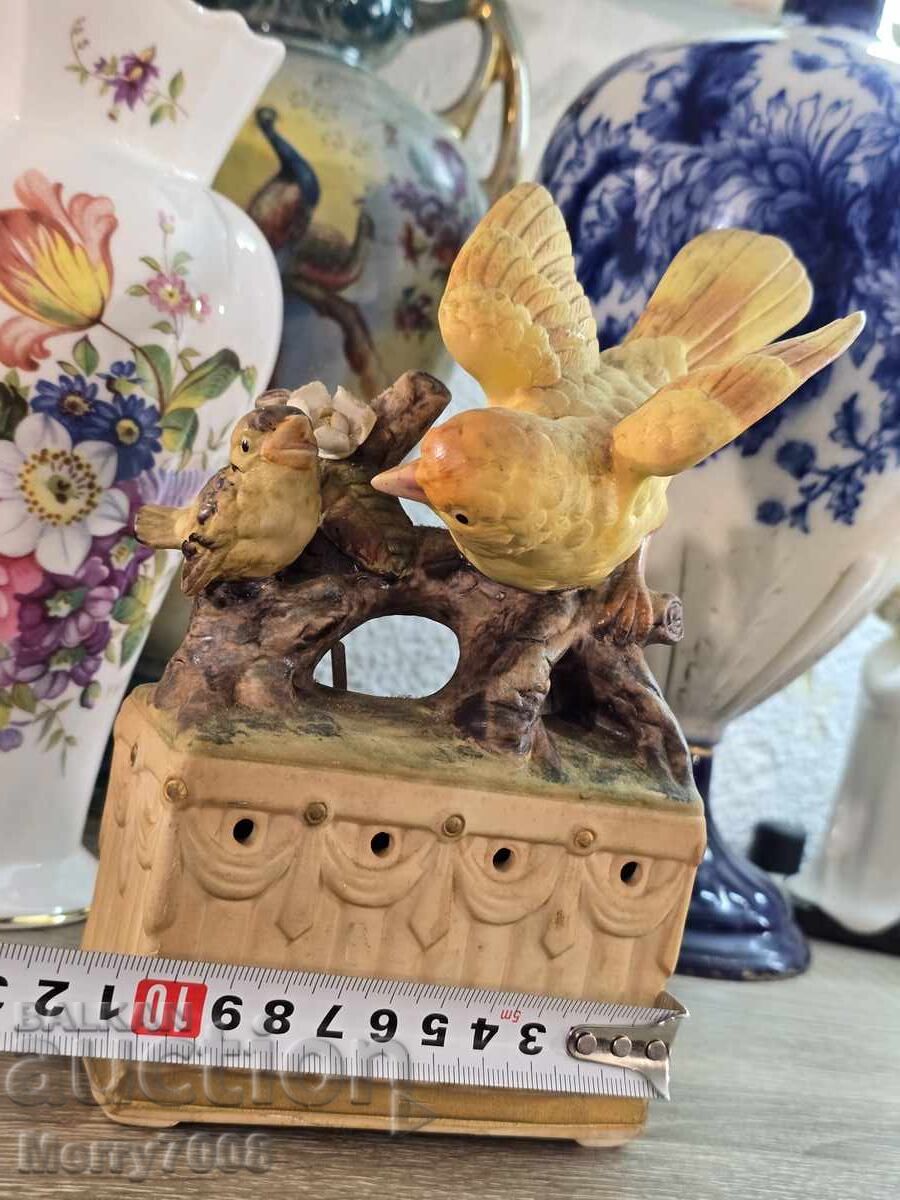Πορσελάνινη μουσική φιγούρα με δύο πουλιά !!! - 6