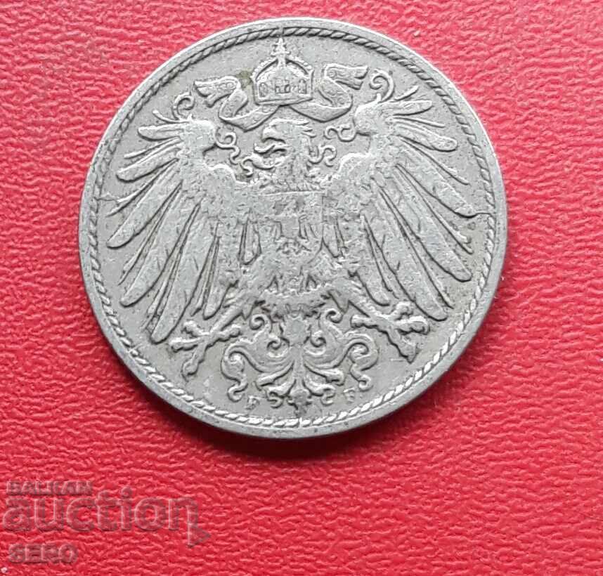 Germania-10 Pfennig 1906 F-Stuttgart cu preț € 0.35 | 0.68 BGN Germania-10 Pfennig 1906 F-Stuttgart cu preț € 0.35 | 0.68 BGN