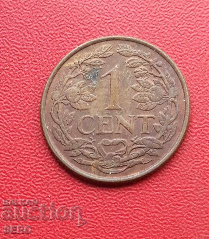 Ολλανδικές Αντίλλες - 1 σεντ 1965 Ολλανδικές Αντίλλες - 1 σεντ 1965